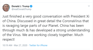 Donald Trump Talked to China President Xi Jinping