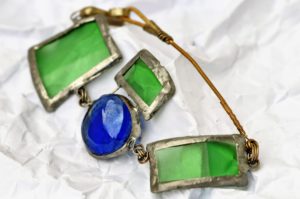 Recycled glass jewelry