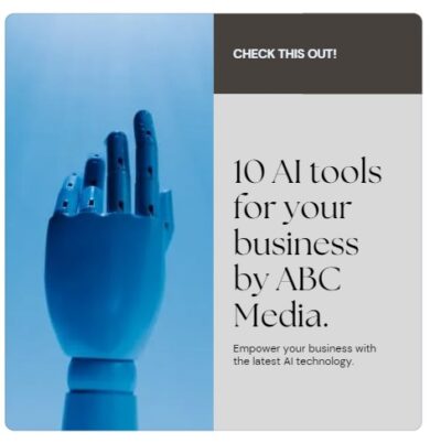 Find the best 10 business AI tools by abc-media.net for upgrading your commerce operations. Streamline workflows, boost efficiency."
